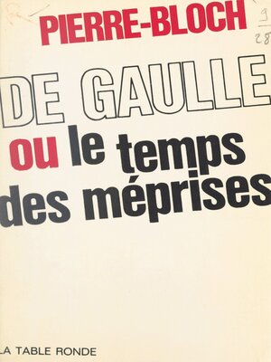 cover image of De Gaulle